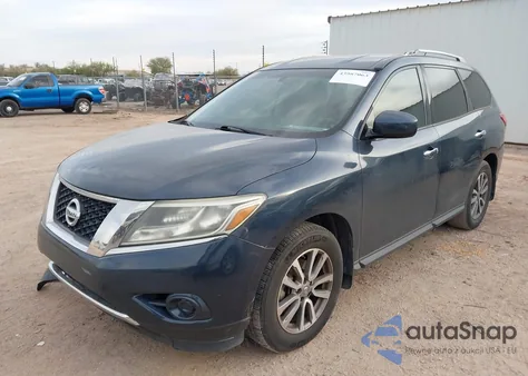 2016 Nissan Pathfinder S z USA, uszkodzony, nr VIN 5N1AR2MN0GC606365